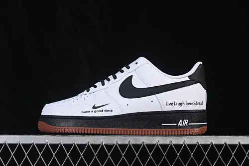 All categories Nk Air Force 1 Air Force series Nk Air Force 1 Low Air Force low-top Nike Air Force 1'07 Low Two-dimensional theme Classic black and white contrast Air Force 1 low-top casual sneakers ZH0316-161